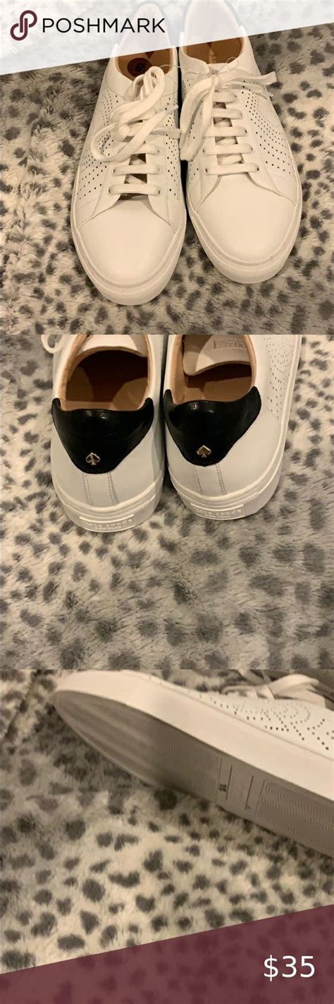 kate spade white tennis shoes